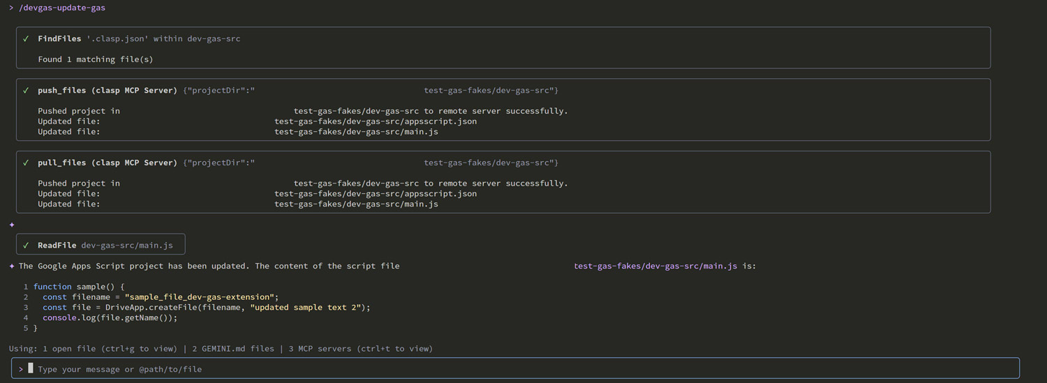 Update Existing Project