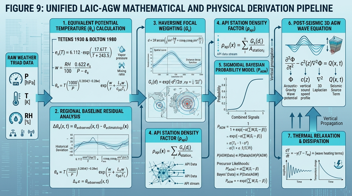 Unified LAIC-AGW Mathematical and Physical Derivation Pipeline