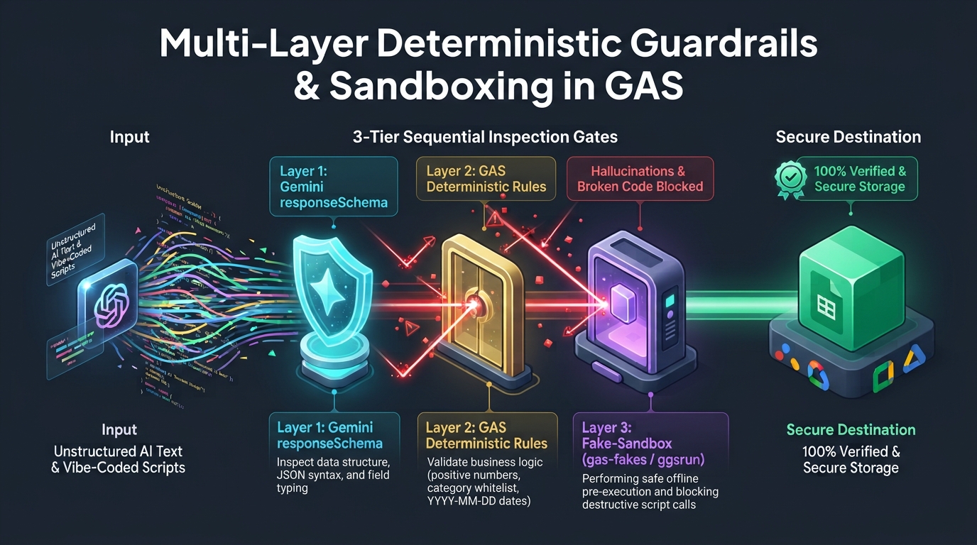 Figure 8: Multi-layer deterministic validation guardrails inspecting AI outputs