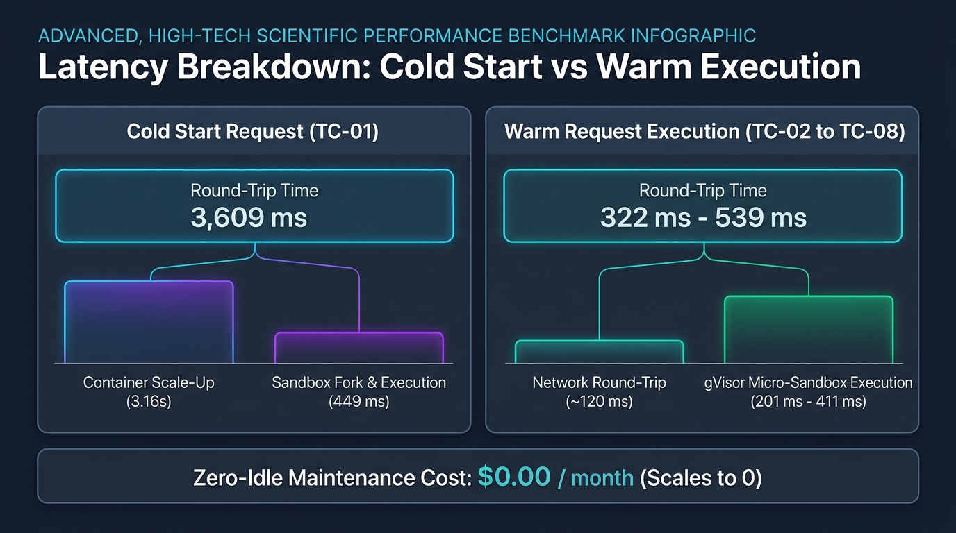 Latency Breakdown: Cold Start vs Warm Execution